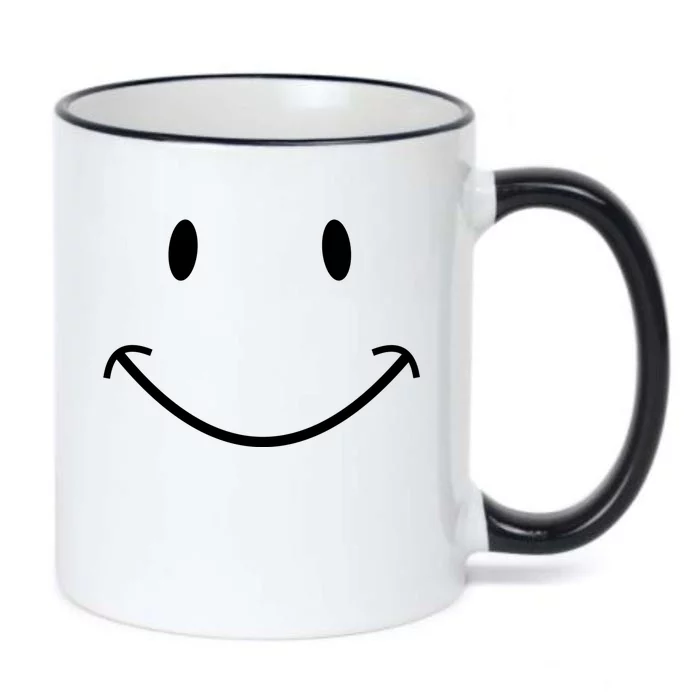 Smiley Face Black Color Changing Mug