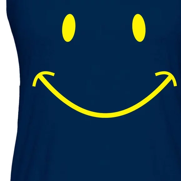 Smiley Face Ladies Essential Flowy Tank