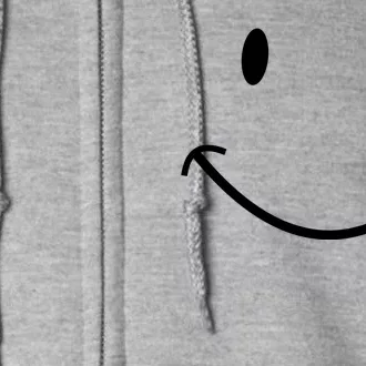 Smiley Face Full Zip Hoodie