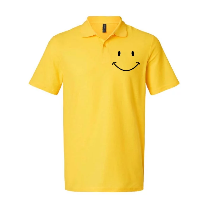 Smiley Face Softstyle Adult Sport Polo