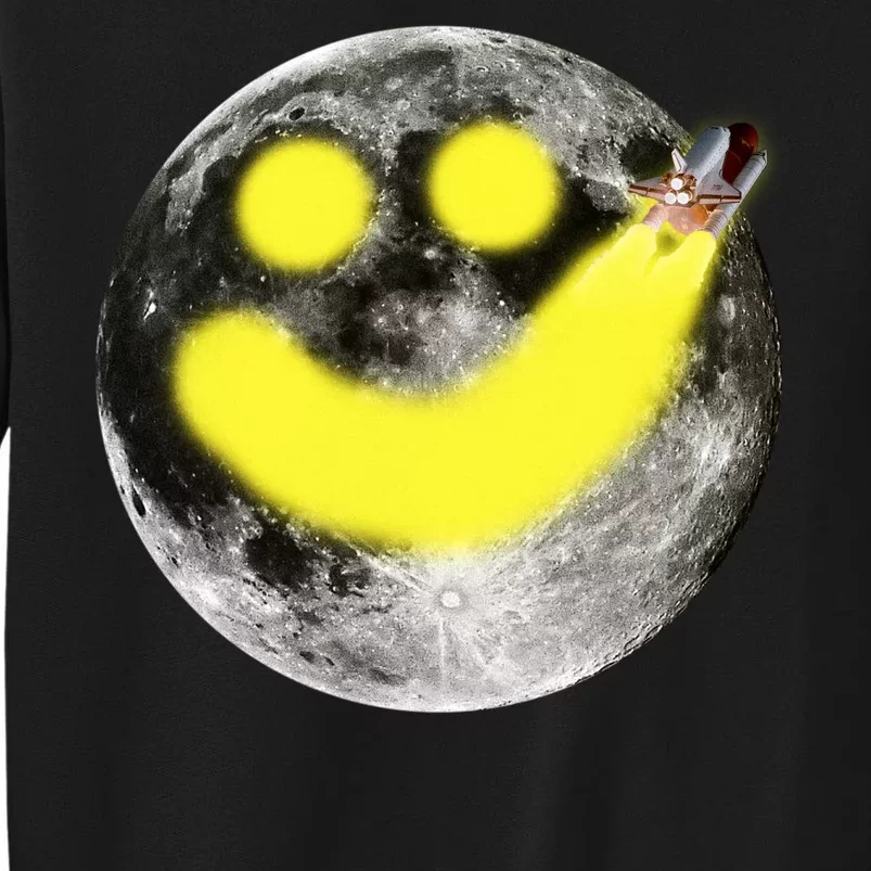 Smiley Face Happy Moon Sweatshirt