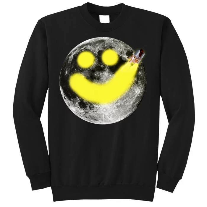 Smiley Face Happy Moon Sweatshirt