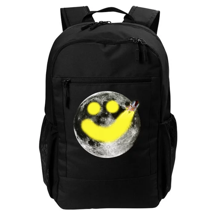 Smiley Face Happy Moon Daily Commute Backpack