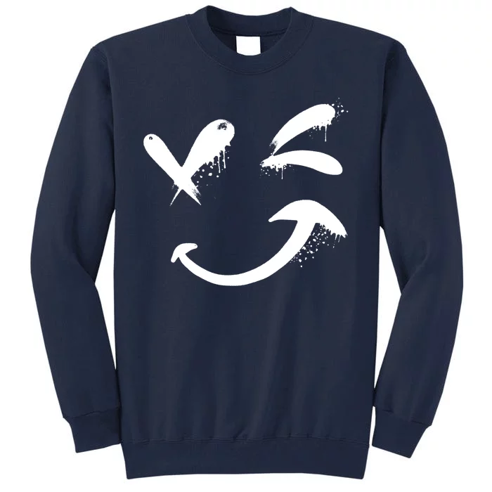 Smiley Face Winking Tall Sweatshirt