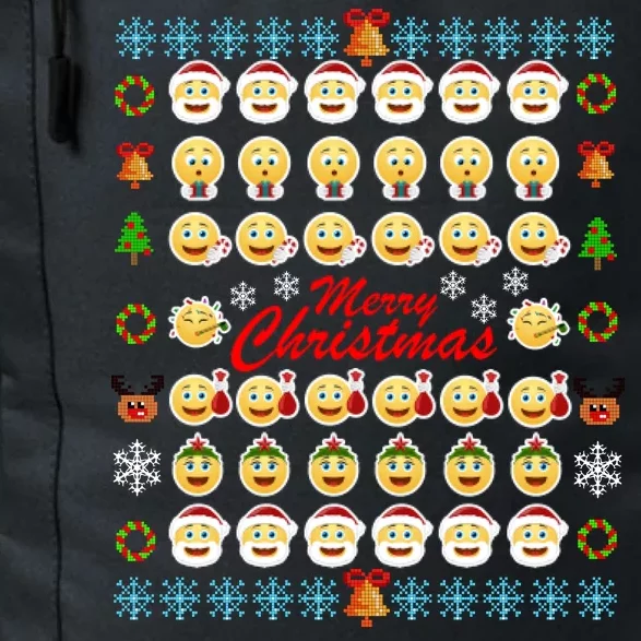 Smiley Faces Ugly Christmas Sweater Daily Commute Backpack