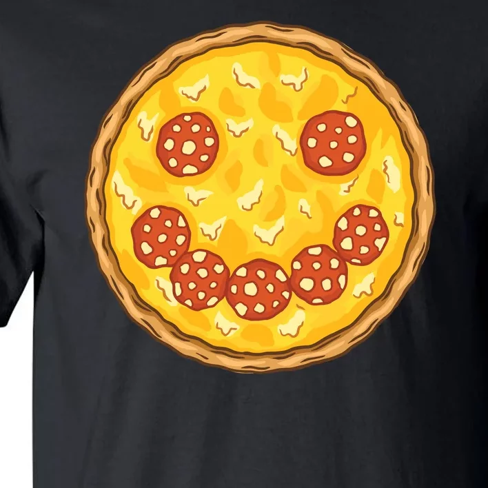 Smiley Pizza Tall T-Shirt