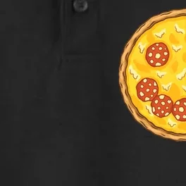 Smiley Pizza Dry Zone Grid Performance Polo