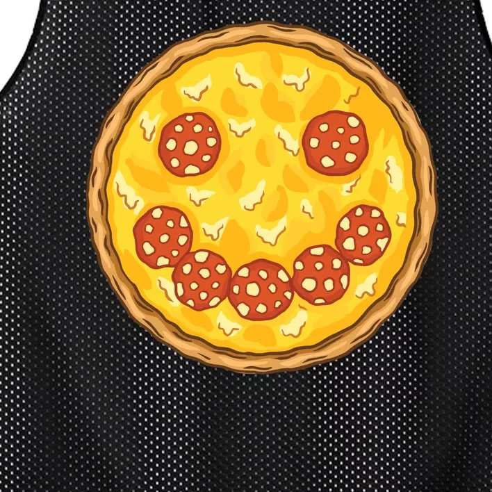 Smiley Pizza Mesh Reversible Basketball Jersey Tank