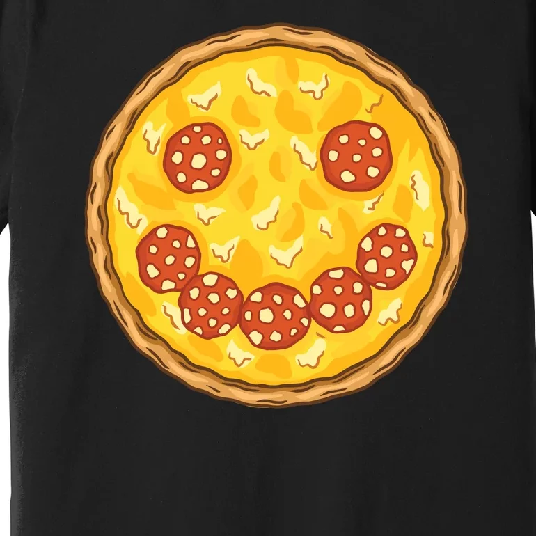 Smiley Pizza Premium T-Shirt