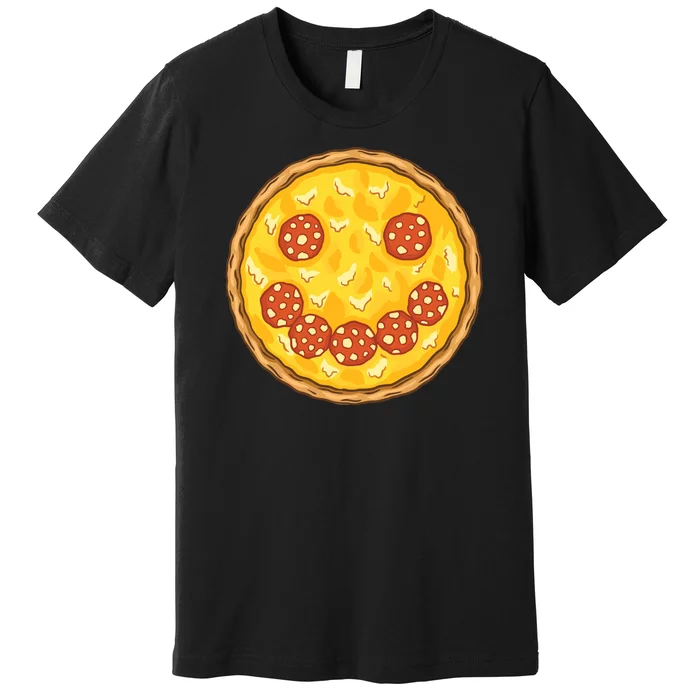 Smiley Pizza Premium T-Shirt