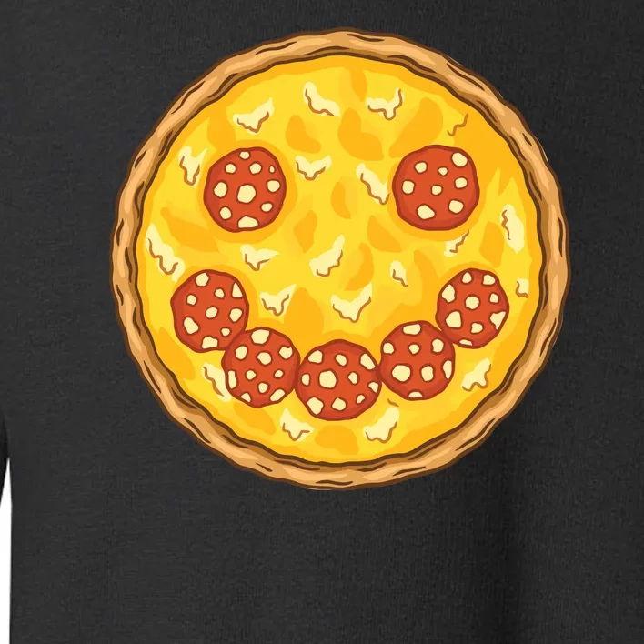 Smiley Pizza Toddler Sweatshirt