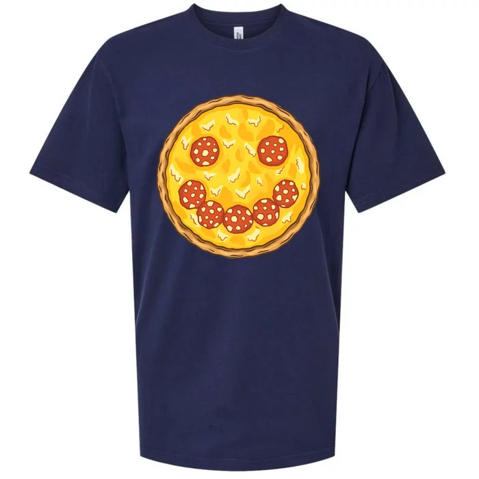 Smiley Pizza Sueded Cloud Jersey T-Shirt