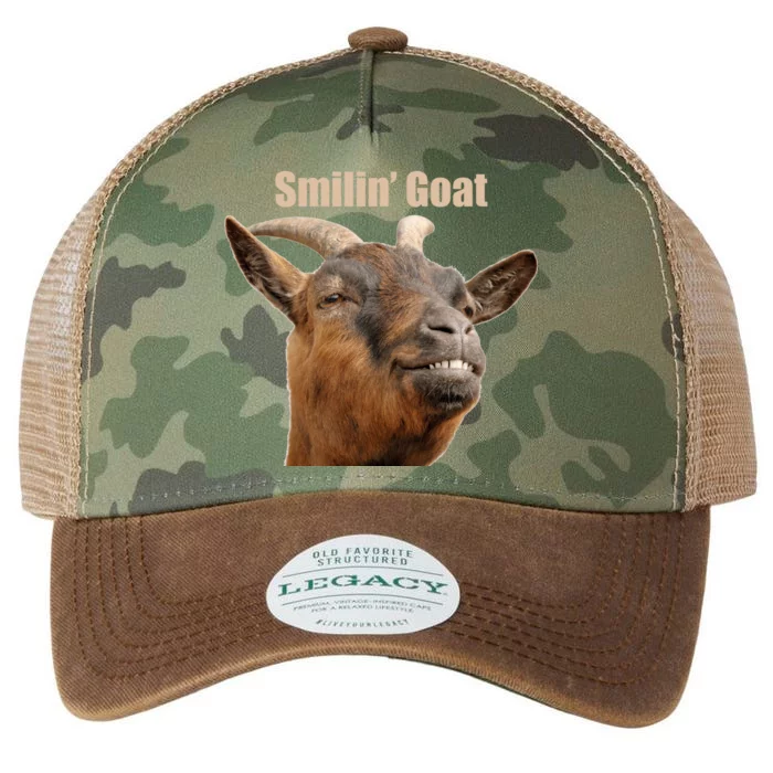 Smiling Goat Funny Legacy Tie Dye Trucker Hat