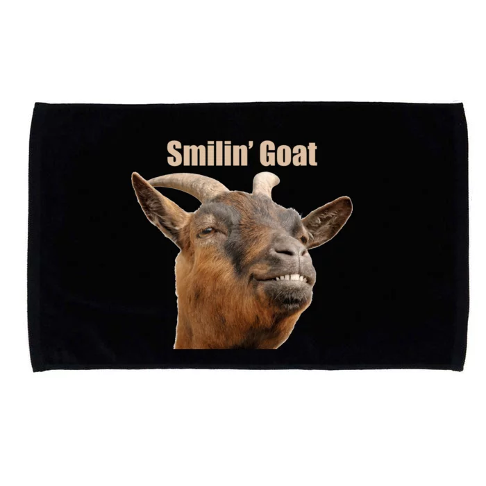 Smiling Goat Funny Microfiber Hand Towel