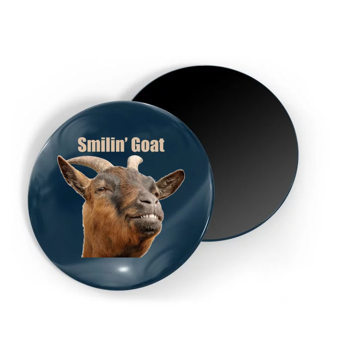 Smiling Goat Funny Magnet