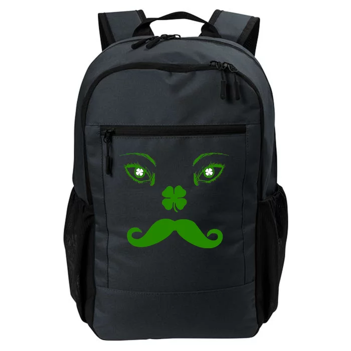 Smiling Irish Eyes Cloverleaf Mustache Daily Commute Backpack