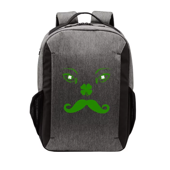 Smiling Irish Eyes Cloverleaf Mustache Vector Backpack