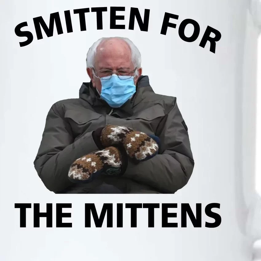 Smitten For The Mittens Bernie Sanders Black Color Changing Mug