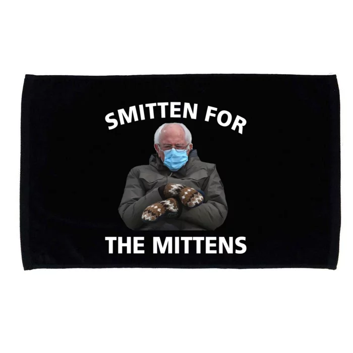 Smitten For The Mittens Bernie Sanders Microfiber Hand Towel