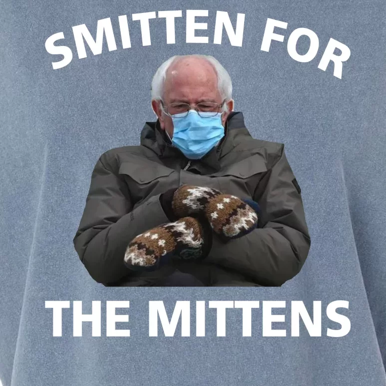 Smitten For The Mittens Bernie Sanders Garment-Dyed Women's Muscle Tee