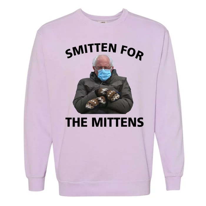 Smitten For The Mittens Bernie Sanders Garment-Dyed Sweatshirt