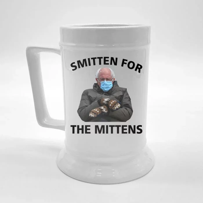 Smitten For The Mittens Bernie Sanders Front & Back Beer Stein