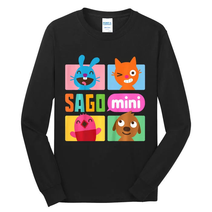 Sago Mini Jack Jinja Robin And Harvey Grid Tall Long Sleeve T-Shirt