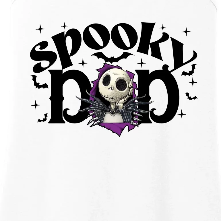 Spooky Mom Jack Skellington Nightmare Halloween Matching Family Spooky Ladies Essential Tank