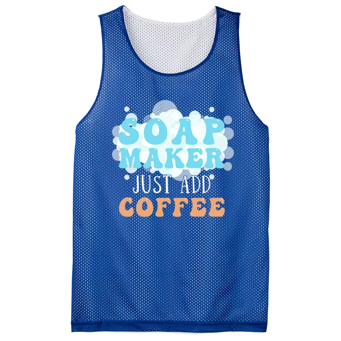 Soap Maker Just Add Coffee Soap Making Gift Mesh Reversible Basketball Jersey Tank