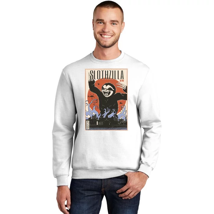 Sloth Monster Japanese Poster Sweatshirt