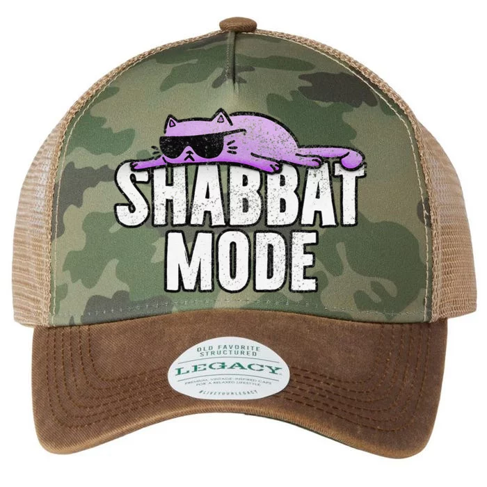 Shabbat Mode Judaism Rest Day Cat Legacy Tie Dye Trucker Hat