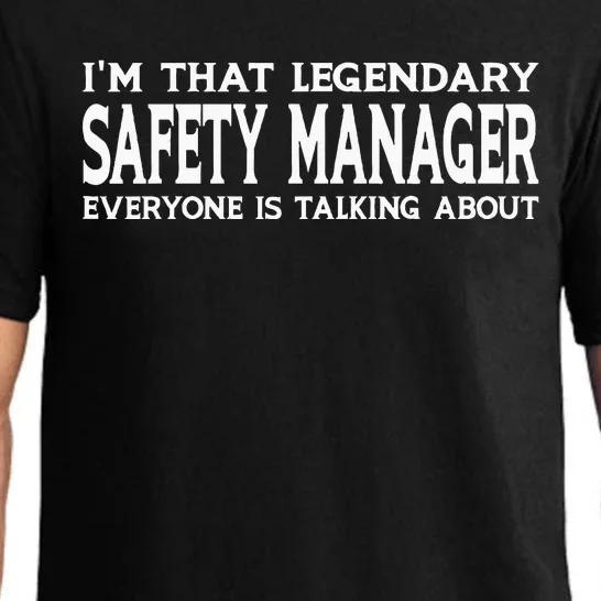 Safety Manager Job Title Employee Funny Safety Manager Pajama Set