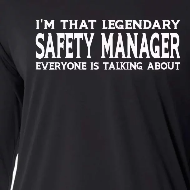 Safety Manager Job Title Employee Funny Safety Manager Cooling Performance Long Sleeve Crew