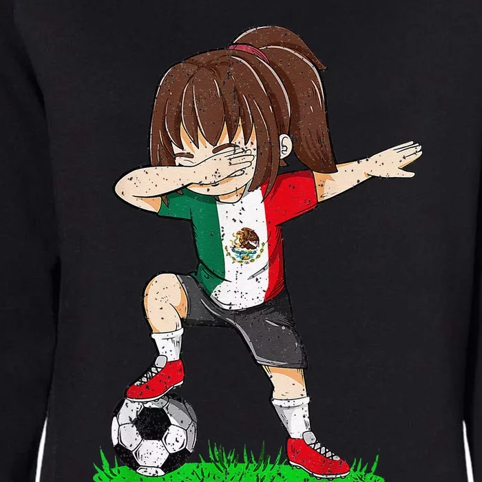 Soccer Mexico Jersey Mexican Flag Football Girl Dab Womens California Wash Sweatshirt