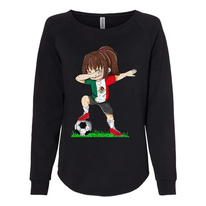 Soccer Mexico Jersey Mexican Flag Football Girl Dab Womens California Wash Sweatshirt