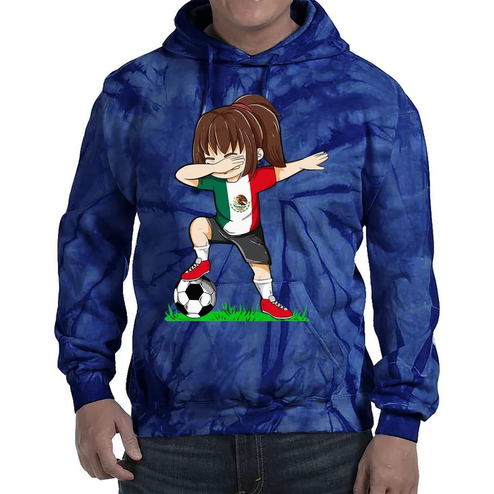 Soccer Mexico Jersey Mexican Flag Tie Dye Hoodie