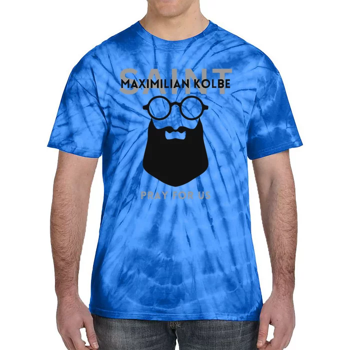 Saint Maximilian Kolbe Tie-Dye T-Shirt