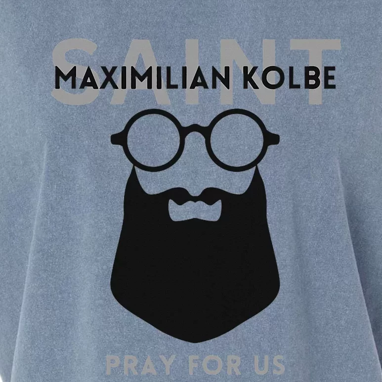 Saint Maximilian Kolbe Garment-Dyed Women's Muscle Tee