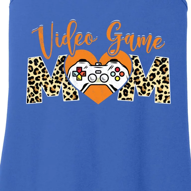 Sport Mom Leopard Mothers Day Video Game Mommy Mama Cute Gift Ladies Essential Tank