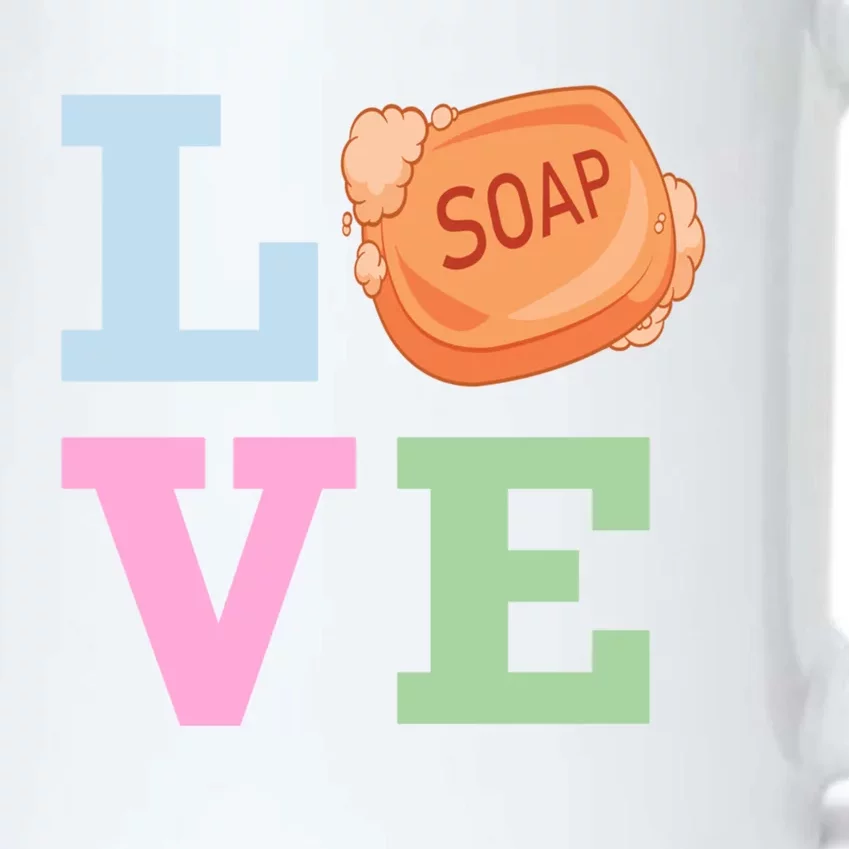 Soap Maker Love Soap Making Gift Black Color Changing Mug