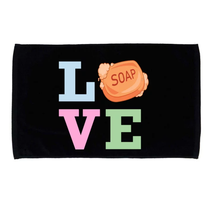 Soap Maker Love Soap Making Gift Microfiber Hand Towel