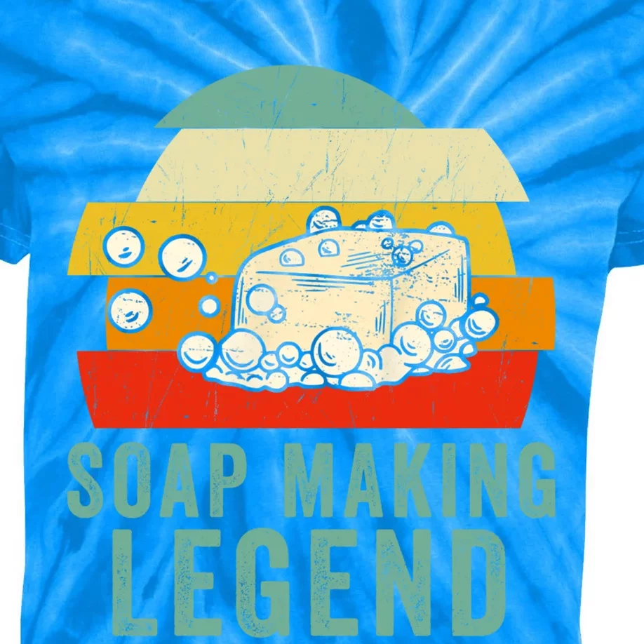 Soap Making Legend Soap Maker Gift Kids Tie-Dye T-Shirt