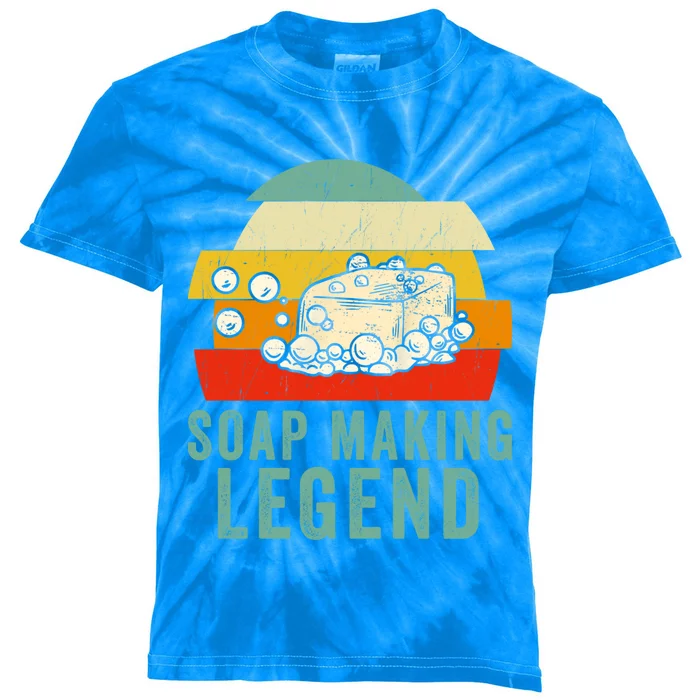 Soap Making Legend Soap Maker Gift Kids Tie-Dye T-Shirt