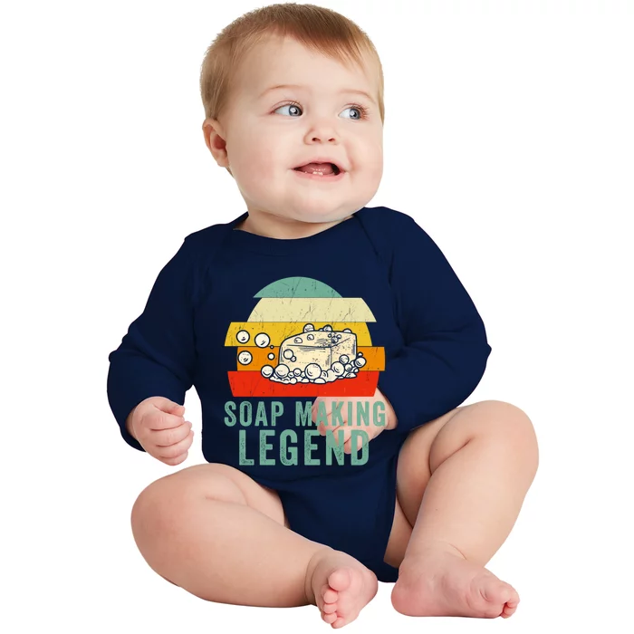 Soap Making Legend Soap Maker Gift Baby Long Sleeve Bodysuit