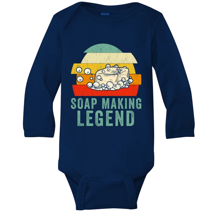 Soap Making Legend Soap Maker Gift Baby Long Sleeve Bodysuit