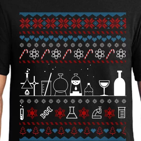 Science Medical Lab Ugly Christmas Sweater Chemistry Funny Gift Pajama Set