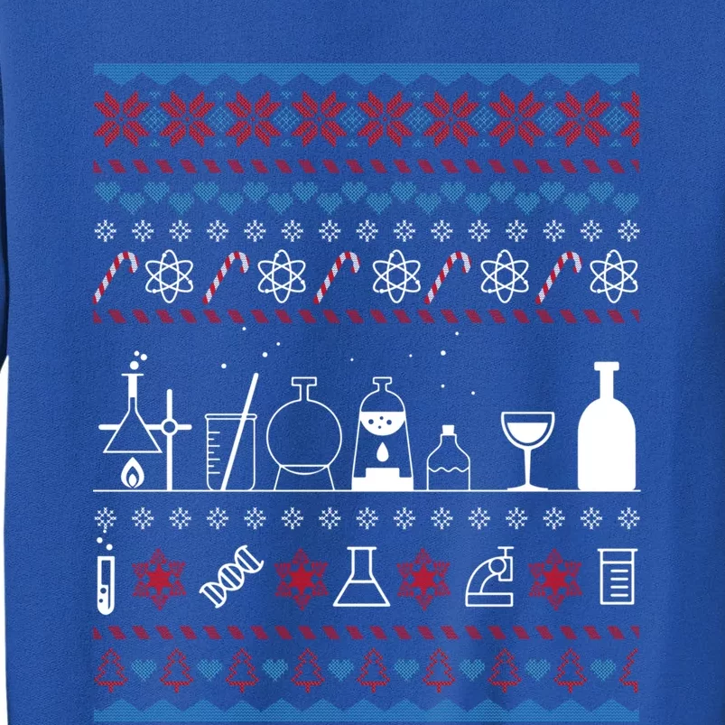 Science Medical Lab Ugly Christmas Sweater Chemistry Funny Gift Tall Sweatshirt