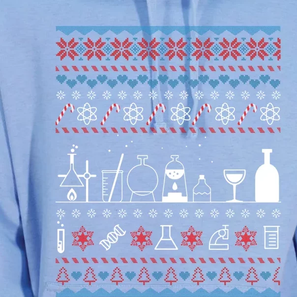 Science Medical Lab Ugly Christmas Sweater Chemistry Funny Gift Unisex Surf Hoodie