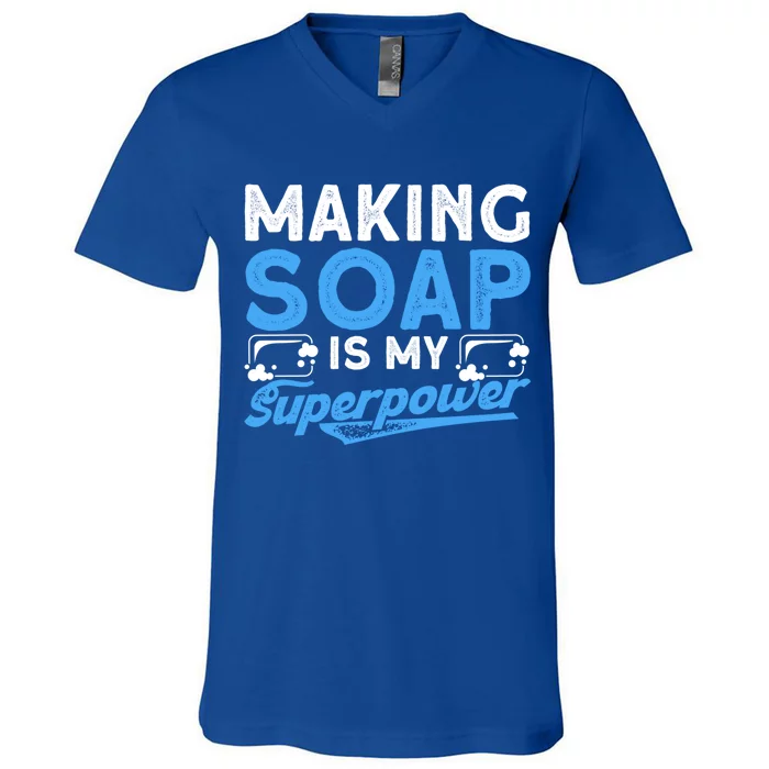 Soap Making Lovers Soap Maker Gift V-Neck T-Shirt