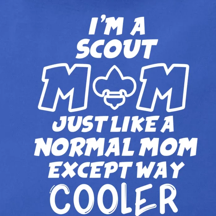 Scouting Mom Like A Normal Mom Scout Mom Gift Zip Tote Bag